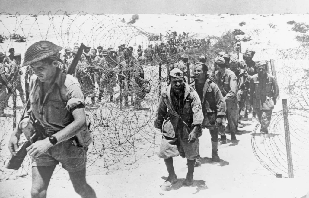 prisoners of war Italian enclosure Second Battle November 1942