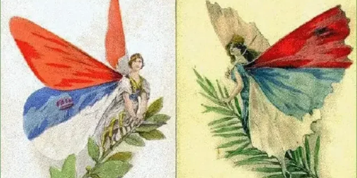 Crna-Gora-i-Srbija-predstavljene-u-Parizu-na-razglednici-tokom-I-svjetskog-rata-e1764333727305